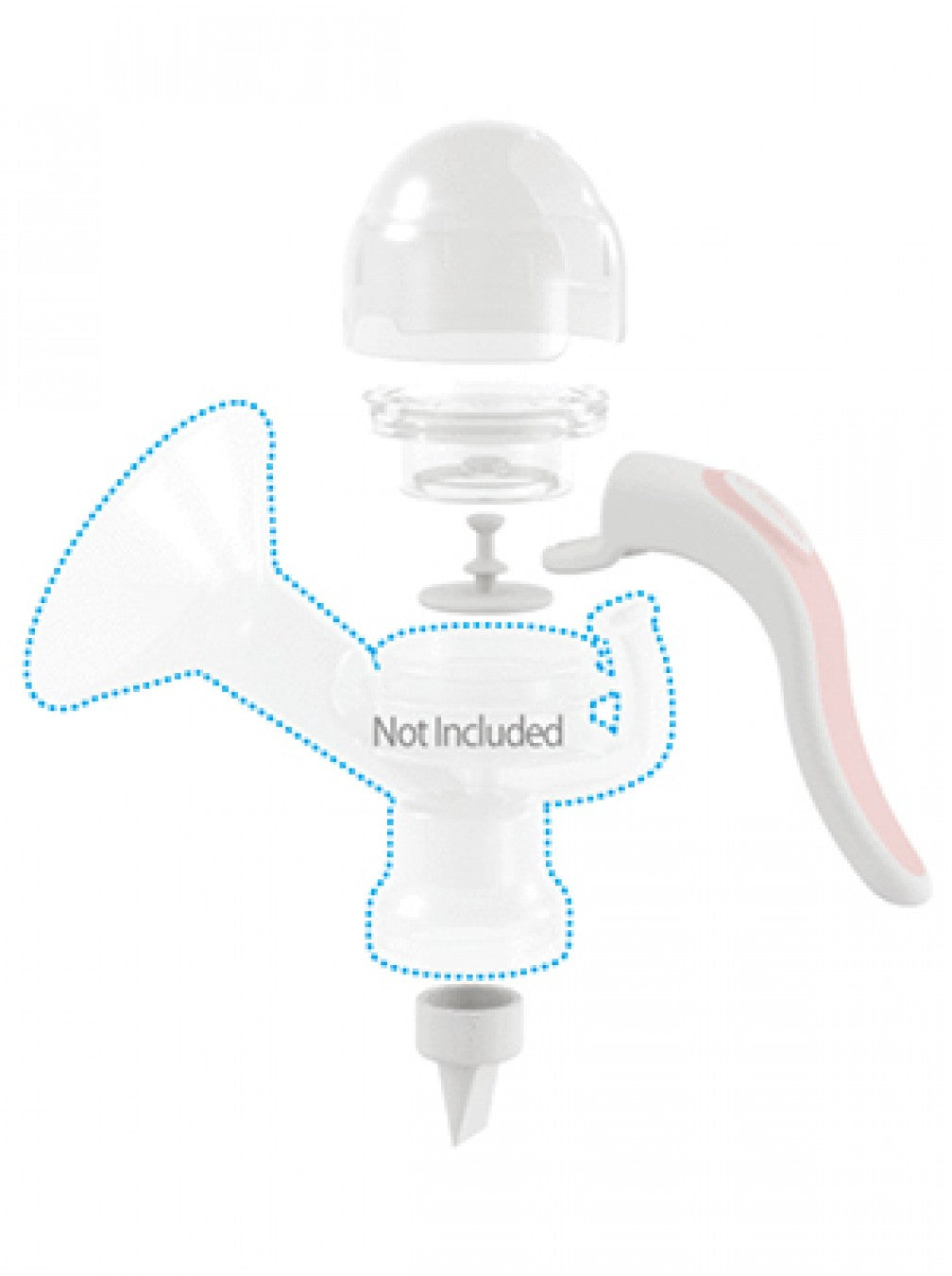 Unimom Breast Pump Switch Kit - Convert Unimom Electric Pumps to Manual Pumping – 5 Piece Set - Fits Any Size and Brand Breast Shield – BPA Free