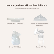 Replacement Diaphragm Cover Cap for Detachable Breast Shield Kit