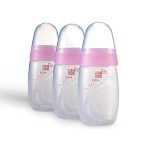 Breast Milk Storage & Feeding Bottles (3 Pack) - Pink
