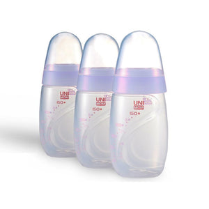 Breast Milk Storage & Feeding Bottles (3 Pack) - Blue