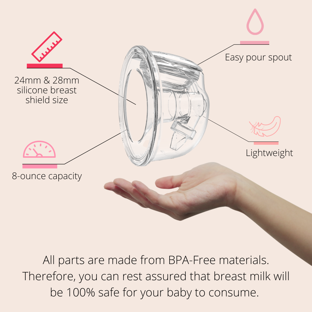 Silicone Hands Free Collection Cups